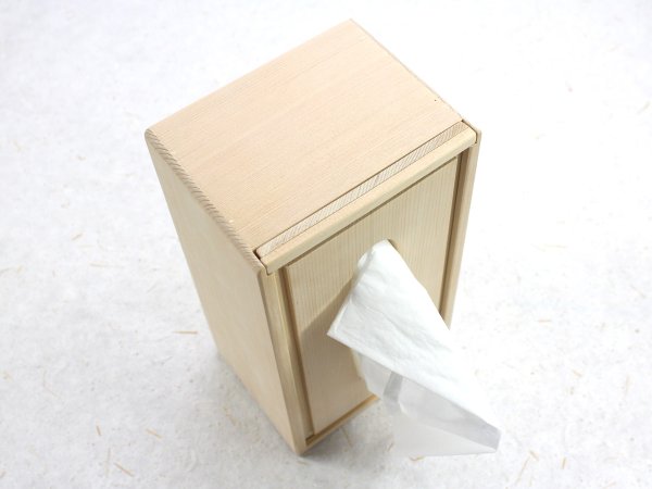 画像5: ハダカで収納「抗菌ティッシュボックス」青森ヒバ製 (5)