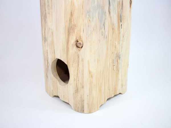 画像9: 【送料無料】「お部屋のシンボル！にゃんこタワーオブジェ(大)」青森ヒバ製 (9)