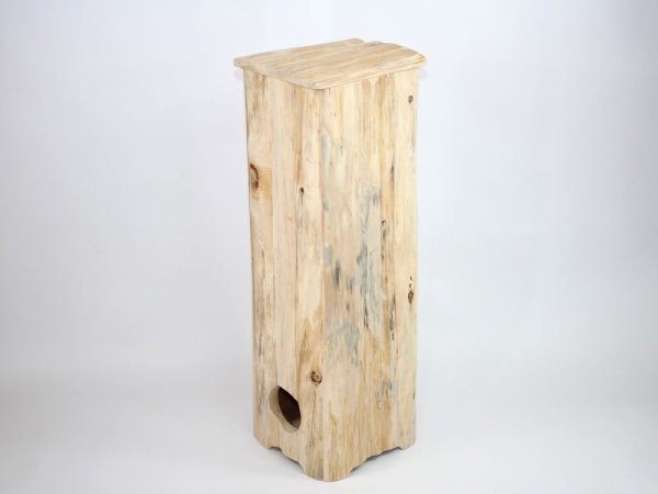 画像8: 【送料無料】「お部屋のシンボル！にゃんこタワーオブジェ(大)」青森ヒバ製 (8)