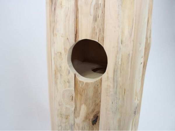 画像7: 【送料無料】「お部屋のシンボル！にゃんこタワーオブジェ(大)」青森ヒバ製 (7)