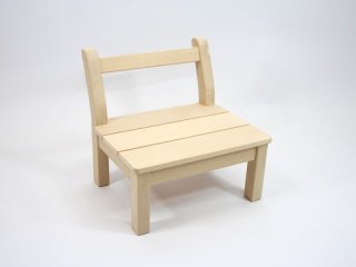 天然木青森ヒバ製の上質で小さなチェア,キッズチェア
