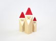 画像4: サンタさんセット 青森ヒバ製 クリスマス飾り (4)