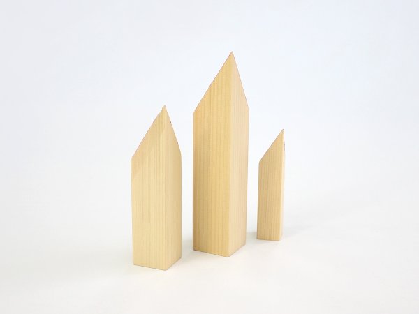 画像3: サンタさんセット 青森ヒバ製 クリスマス飾り (3)