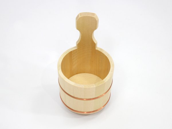 画像4: 「クラシカルな手桶」青森ヒバ製 (4)