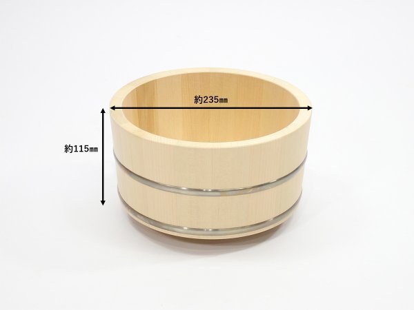 画像3: 「クラシカルな桶」青森ヒバ製 (3)