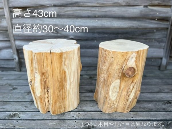 画像2: 天然木スツール「どんころ」 数量限定! (2)