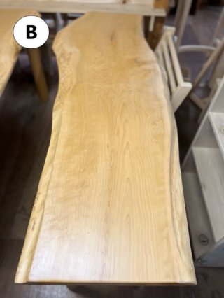青森天然ヒバ 一枚板テーブル 高さ約33cm TABLE_一枚板テーブル B - Cul de Sac -JAPON