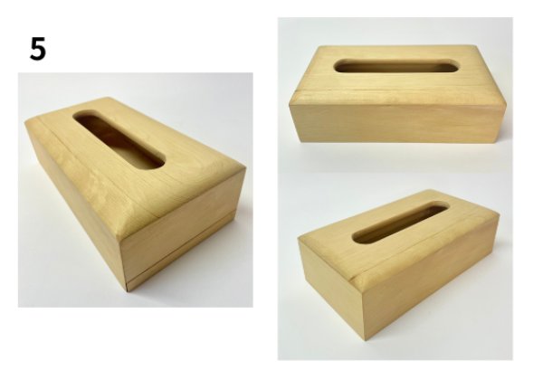 画像6: 銘木「ティッシュボックス」青森ヒバ製 (6)