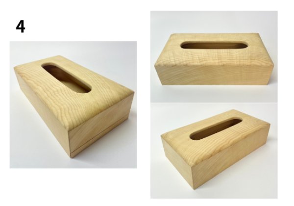 画像5: 銘木「ティッシュボックス」青森ヒバ製 (5)