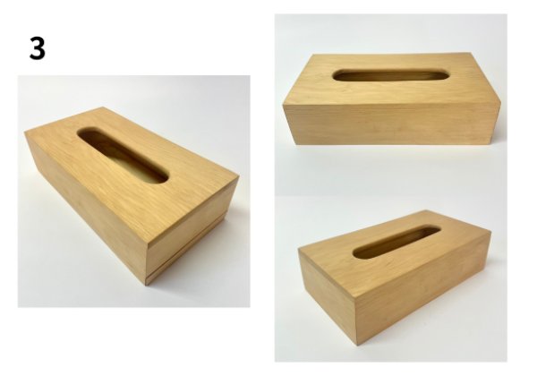画像4: 銘木「ティッシュボックス」青森ヒバ製 (4)