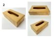 画像3: 銘木「ティッシュボックス」青森ヒバ製 (3)