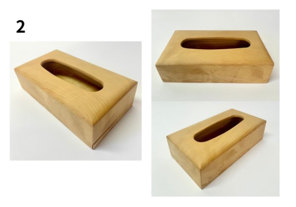 画像3: 銘木「ティッシュボックス」青森ヒバ製 (3)