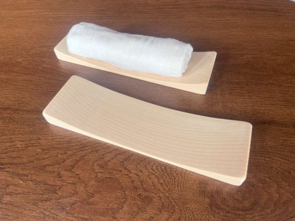 画像3: 抗菌・消臭「おしぼりトレー」青森ヒバ製 (3)