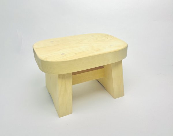 画像1: キッズサイズ「風呂いす」青森ヒバ製 (1)