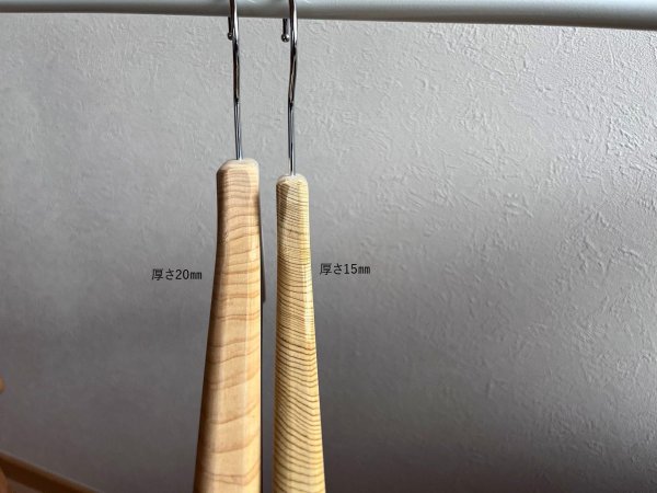 画像5: お得！5本セット「消臭・防カビハンガー」青森ヒバ製 (5)