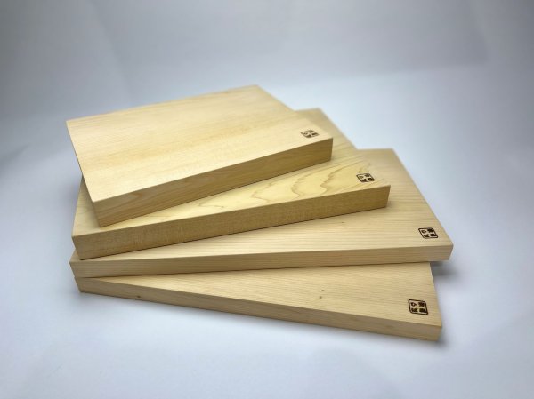 画像1: 製材所直送！サイズいろいろ青森ヒバまな板 (1)