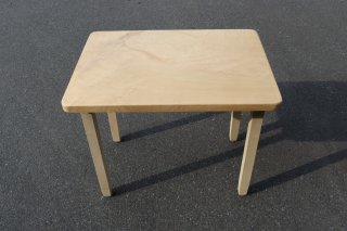 青森ビバ　輪切り　一枚板テーブル　1250✖️1150mm 自然形状　加工品 ☆限定商品☆ - わいどの木オンラインショップ