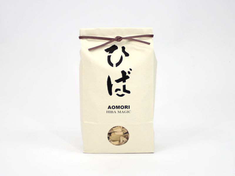 袋入600g「厳選！赤身ヒバチップ」青森ヒバ