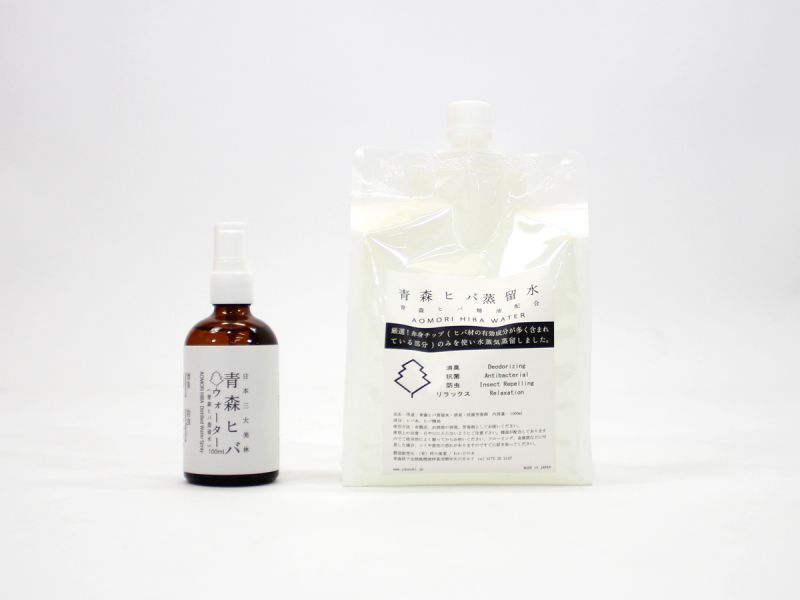 お徳用セット「青森ヒバ蒸留水(青森ヒバウォーター)」アロマオイル配合